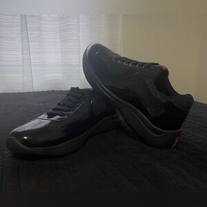 Prada America's Cup biker fabric sneakers size 10 size 44 Eu